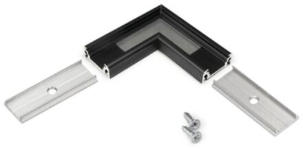 Hoekconnector Zwart voor Surface 10 Ledstrip profielen