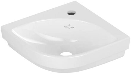 Hoekfontein Villeroy & Boch Subway 3.0 Met CeramicPlus Zonder Overloop 32x39.5x14.5 cm Wit Alpin