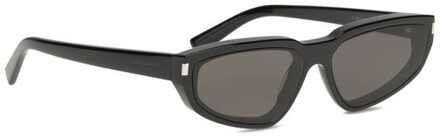 Hoekige Zonnebril Zwart