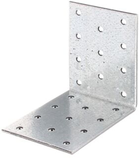 Hoekkoppelplaat Verzinkt 80x80x60mm