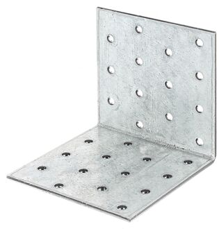 Hoekkoppelplaat Verzinkt 80x80x80x2,5mm