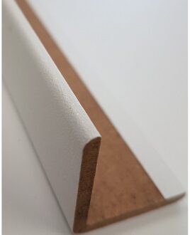Hoeklijst MDF Sanimex Mat Zwart 260 cm x 28 mm x 28 mm Sanimex