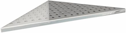 Hoekplanchet Driehoek Rond 39x39 cm - RVS
