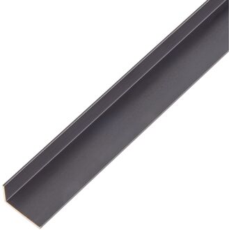 Hoekprofiel - Aluminium Zwart - 20x10x1mm 1m