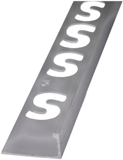 Hoekprofiel Faktum Aluminium Zilver Geanodiseerd Glans 250 cm 12,5 mm Faktum