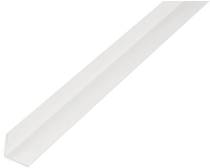 Hoekprofiel - Pvc Wit - 10x10x1mm 2m