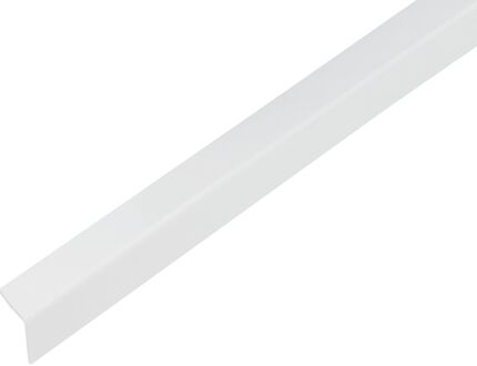 Hoekprofiel - Pvc Wit - 20x20x1,5mm 1m - Zelfklevend