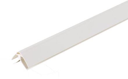 Hoekprofiel - Pvc Wit - 30x30x3mm 2,6m