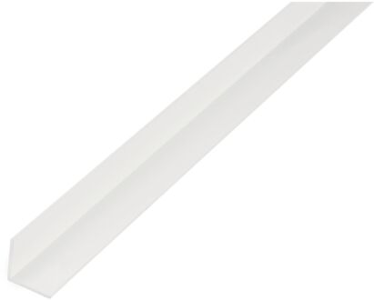 Hoekprofiel - Pvc Wit - 7x7x1mm 1m