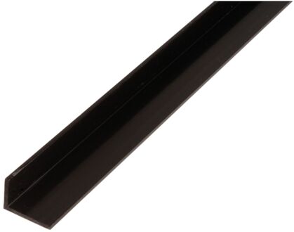 Hoekprofiel - Pvc Zwart - 30x20x3mm 2m