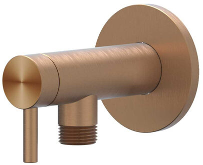 Hoekstopkraan IVY 1/2 3/8 RVS316 Geborsteld Mat Koper PVD Geborsteld RVS316 Mat Koper PVD