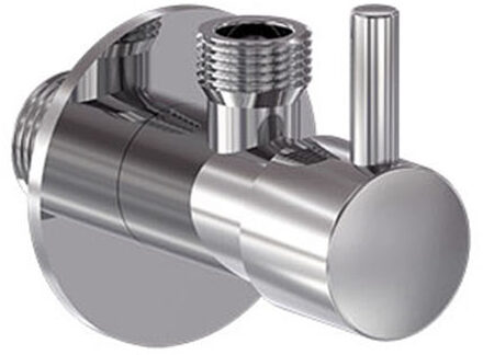 Hoekstopkraan MAY G1/2" x G3/8" Chroom