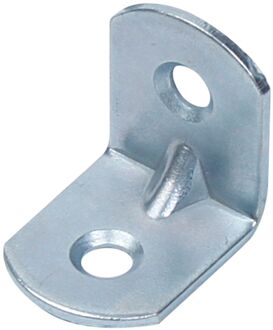 Hoekverbinder Afgeronde Uiteinden Rib Reliëf 20x20x16mm