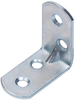 Hoekverbinder Afgeronde Uiteinden Rib Reliëf 30x30x16mm