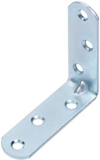 Hoekverbinder Afgeronde Uiteinden Rib Reliëf 60x60x19mm