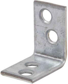Hoekverbinder Galvanisch Blauw 25x25x14mm 12st.
