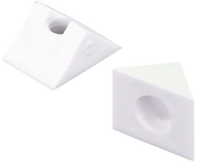 Hoekverbinder Plastic 15x11x11mm 20 Stuks