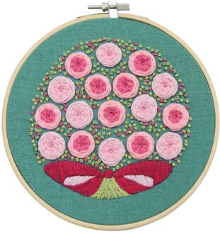 Hoepel Borduren Starter Kit Met Patroon Compleet Kruissteek Handwerkpakketten stijl 2