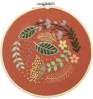 Hoepel Borduren Starter Kit Met Patroon Compleet Kruissteek Handwerkpakketten stijl 4