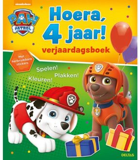 Hoera, 4 jaar! Verjaardagsboek - Boek Deltas Centrale uitgeverij (9044748408)