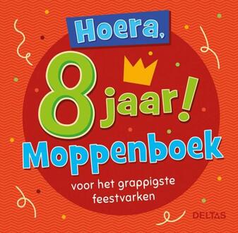Hoera, 8 jaar! Moppenboek