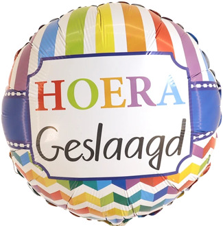 Hoera geslaagd ballon