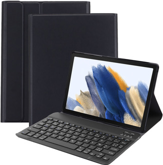 Hoes met Toetsenbord AZERTY - geschikt voor Samsung Galaxy Tab A8 - Zwart