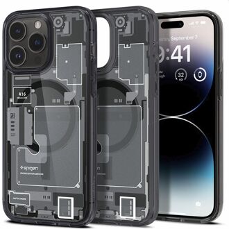 Hoesje geschikt voor iPhone 14 Pro Max Spigen Ultra Hybrid Mag Case Magfit - Zero One