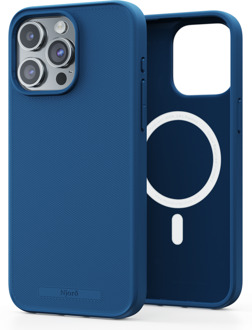 Hoesje geschikt voor iPhone 15 Pro Max - 100% GRS Slim - Mag compatibel - Duurzaam materiaal - Blauw