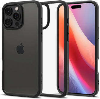 Hoesje geschikt voor iPhone 16 Pro - Ultra Hybrid - Zwart