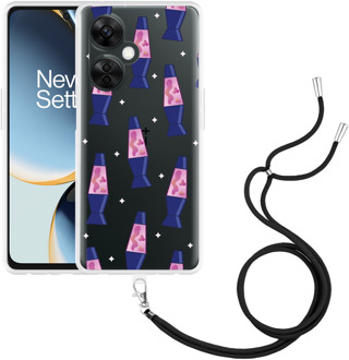 Hoesje met koord geschikt voor OnePlus Nord CE 3 Lite 5G Lavalampen
