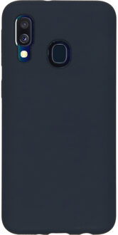 hoesje Samsung A40 - Samsung A40 telefoonhoesje - Samsung Galaxy A40 hoesje - telefoonhoesje Samsung A40 - Samsung A40 hoesje - Siliconen hoesje - Blauw - Accezz Liquid Silicone