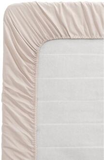 Hoeslaken - 180x200 Cm - Katoen - Taupe