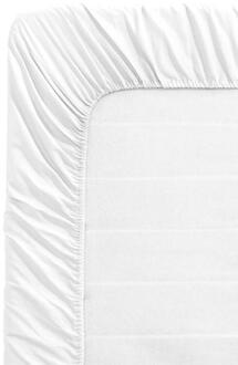 Hoeslaken - 180x220 Cm - Katoen - Wit