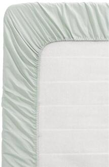 Hoeslaken - 90x200 Cm - Katoen - Groen