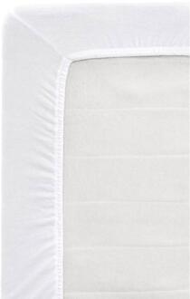 Hoeslaken - 90x200cm - Jersey - Wit