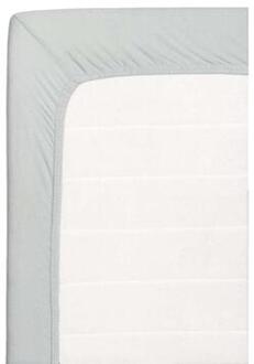 Hoeslaken Jersey - grijs - 180x200 cm - Leen Bakker - 200 x 180