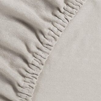 Hoeslaken Jersey Off-white 180x200/210