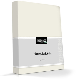 Hoeslaken Kids - Creme - 70x140 cm - Jersey Stretch - Fresh&Co Kids