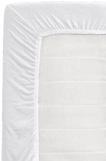 Hoeslaken Recycled - 160x200 Cm - Polyester - Wit