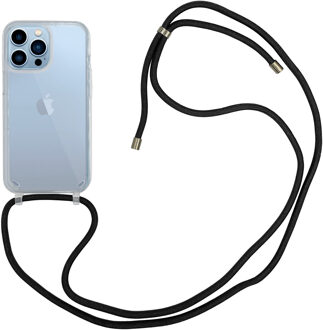 Høyde - iPhone 13 Pro Max - Telefoonhoes met koord - Transparant