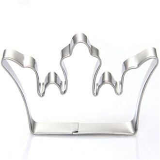 Hof Crown Stijl Mousse Cookie Pers Cutter Mould Biscuit Stempel Cakevorm Rvs Pasta Gereedschap Keuken Accessoires
