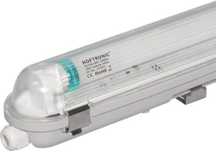 HOFTRONIC™ 10x LED T8 TL Armatuur 120cm - Incl 10x 18W TL buis - IP65 - 3000K - 2520lm - Koppelbaar - Zeer hoge Lichtopbrengst - 50000 branduren - A++