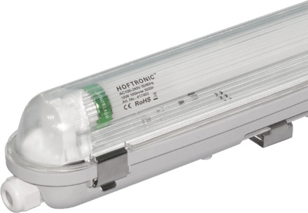 HOFTRONIC™ 10x LED T8 TL Armatuur 120cm - Incl 10x 18W TL buis - IP65 - 3000K - 2880lm - Koppelbaar - Zeer hoge Lichtopbrengst - 50000 branduren - A++