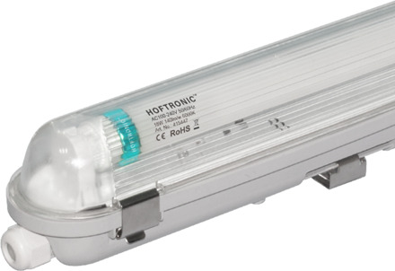 HOFTRONIC™ 10x LED T8 TL Armatuur 120cm - Incl 10x 18W TL buis - IP65 - 6000K - 2520lm - Koppelbaar - Zeer hoge Lichtopbrengst - 50000 branduren - A++