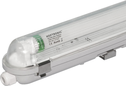 HOFTRONIC™ 25x LED T8 TL Armatuur 120cm - Incl 25x 18W TL buis - IP65 - 6000K - 2880lm - Koppelbaar - Zeer hoge Lichtopbrengst - 50000 branduren - A++