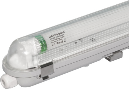 HOFTRONIC™ LED T8 TL Armatuur 120cm - Incl 18W TL buis - IP65 - 3000K - 2880lm - Koppelbaar - Zeer hoge Lichtopbrengst - 50000 branduren - A++