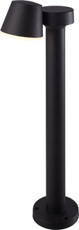 HOFTRONIC™ Sokkellamp LED Zwart 50cm Zwart - 6 Watt - IP54 - Kantelbaar - 3000K - 300lm - Staande Grondspot Memphis