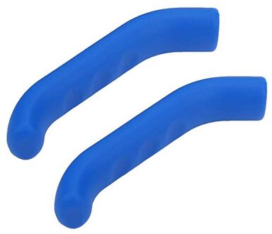 Hoge 2Pcs Universal Siliconen Remhendel Levers Cover Weg Mountainbike Fietsen Bescherming Cover Protector Sleeve DOG8 blauw
