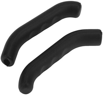 Hoge 2Pcs Universal Siliconen Remhendel Levers Cover Weg Mountainbike Fietsen Bescherming Cover Protector Sleeve DOG8 zwart